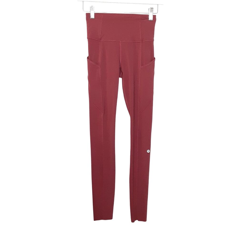 Lululemon Fast and Free High Rise Tight 7/8 Non Reflective 7 Pocket Full Women 2